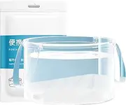 Folding Wash Basin | Lightweight Folding Dish Basin - With Handle, Space Saving Camping Gear For Outdoor Travel RV Living Picnic Washing