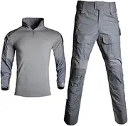 [YABOO] Tactical Camouflage Uniform G3 BDU Combat Sports Clothing Airsoft Hunting Shooting Battle Dress Shirt Pants Set