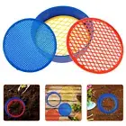 1 Set of Plastic Soil Sifter Garden Manual Soil Sieve Gardening Soil Sieve