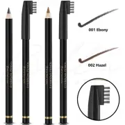MAX FACTOR Eyebrow Pencil With Brush Comb Applicator *001 EBONY / 002 HAZEL*
