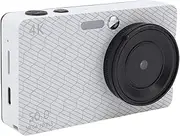 4K Digital Camera for Photography, 50MP HD Vlogging Camera with 16X Digital Zoom Autofocus, 2.8 Inch Screen, Compact Small Cameras for Kid Student (White)