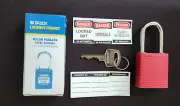 Brady ABUS 71/40 KD Safety Lockout Non-Conductive Padlock Key 1-1/2" Shackle Key
