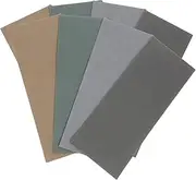 GRIRIW 24pcs Wet and Dry Fine Grit Sandpaper Kit for Automotive and Furniture Finishing Abrasive Paper 3000 5000 7000 10000 Grits Each
