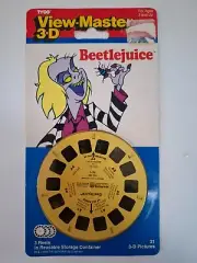 Vintage 1990 Beetlejuice - View Master 3D Reels - New & Sealed