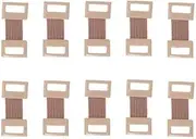 10PC/Bag Replacement Elastic Bandage Stretch Metal Clips Fastening Coffee Colors Hooks Clips White