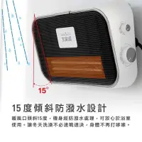 在飛比找有閑購物優惠-大家源 浴室家用兩用電暖器 1200w 電暖爐 浴室暖氣 掛