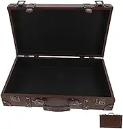 Gatuida Retro Suitcase Vintage Trunk for Clothing Storage Decorative Box for Props Capacity Multi-functional Container for Home Organization