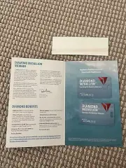NEW 2025 Delta Metal Diamond Medallion Bag Tags