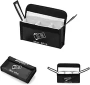 Fireproof Explosion-Proof Lipo Batteries Protector Storage,3 Battery Lipo Safe Bag for DJI Mini 4 Pro/DJI Mavic Mini 3/Mini 3 Pro