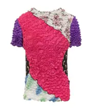 Marine Serre Pop-Corn Crewneck Top Multicolor