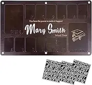 School Picture Frame,Pre-K to 12,Personalized Wooden School Years Photo Frame K-12,Comes with 3 Stickers for Custom Names, Graduation Gift, Keepsake Memory Frame for Students, Teachers & Parents
