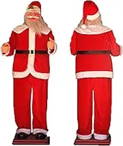 Christmas Decorations Will Sing and Dance 1.8 Meters ElectricStanding Elderly Hotel Hotel Shopping Mall Welcome 1.8m Standing Elderly (General)