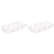 2x 2pc The Peanutshell Whisper Butterfly Bassinet Sheets Baby Nursery Decor