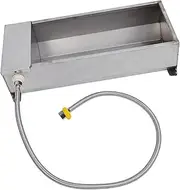 Automatic Livestock Water Trough, Stainless Steel Large Capacity Self Filling Animal Drinking Water Bowl with Float Valve, Animal Drinking Tank for Chicken Goose Cow Sheep Farm Pet