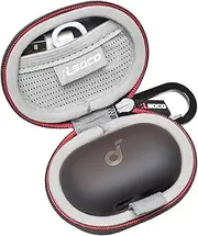 RLSOCO Carrying Case for Anker Soundcore Space A40 Adaptive Active Noise Cancelling Wireless Earbuds - Black (Case Only)