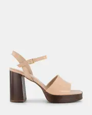 Shelly Shen Folk/Pink Patent Womens Heels 41