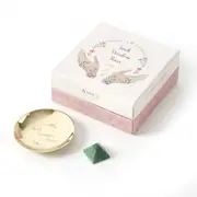 2pc Pilbeam Living Energy Semi Precious Stone Crystal Gift Set Jade 8cm