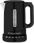 Russell Hobbs Addison Kettle, RHK510BLK, 5 Temperature Settings, 1.7 L Capacity,