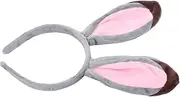 [CANIGHT] Bunny Ear Headband Bunny Ear Headwear Rabbit Ears Headdress Hair Accessories Plush Rabbit Ear Headband Rabbit Hair Hoop Party Hair Rabbit Ear Hair Hoop Bunny Ears Headbands
