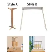 Chime Stand Wind Chime Wood Stand Wooden Multipurpose Easy Assembly Gong Target