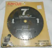 AM-Cut 7" Crosscut Circular Saw Blade - NIP