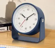 Analogue Alarm Clock with Backlight Non-Ticking Bedside Table Clock Home Decor
