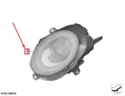 MINI COOPER F56 Front Left Headlight RHD 63115A21CA3 NEW GENUINE