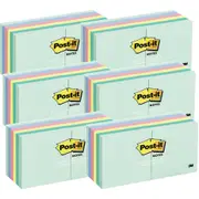 6 Pack Post-It Sticky Notes 76x76mm Square Marseille Pack 12 Pads