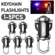 Rechargeable Keychain Flashlights Multifunction Light Emergency Keychain Light