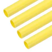 PVC Conduit Pipe Yellow Straight Tube 16mm Conduit Pack of 4