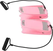 Outanaya Desk Stepper Mini Stair Stepper Resistance Bands Home Gym Equipment Pink Exercise Stepper for Legs Quiet
