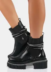 [AZALEA WANG] Left You In A Second Ankle Boots