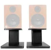 Rockville 8” Black Studio Monitor Speaker Stands For Rockville DPM6C