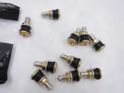 10 Pack of Metal Clamp-In Truck Valve 1-1/8" Straight TR575
