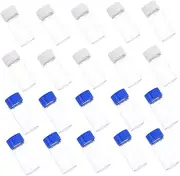 Veemoon 20Pcs Glass Reagent Bottles Leakproof Professional Sample Containers Screw Caps for Chemical Storage and Lab Use