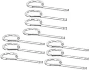 MOLUCKFU Fire Extinguisher Safety Lock and Sleeve Kit 10pcs Metal Lock Pins for Fire Extinguisher Security