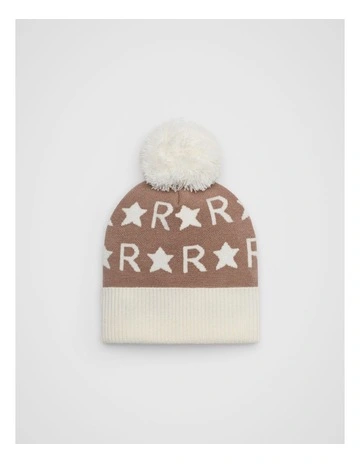 [Seed Heritage] Star R Initial Beanie in Multi