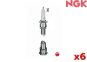 NGK Spark Plug FOR Jaguar E-Type 1961-1964 3.8 (Series 1) CONV BP5ES x6