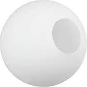 MAGICLULU Frosted Globe Lamp Shade, Opal White Round Glass Wall Sconce Lighting Cover Bubble Lampshade for Fixtures Replacement 15cm