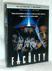 The Faculty (4K/Blu-ray, 2024) Elijah Wood Clea DuVall Jordana Brewster horror