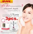 3X LX LEXIA Whitening Cream Reduce Acne Freckles Scars Anti Aging Wrinkles 30g