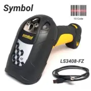 Symbol LS3408-FZ Standard Range Laser Rugged Barcode Scanner with USB Cable