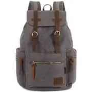 Men's Backpack Canvas Vintage Travel Students Casual Hiking Travel Camping Bag
