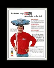 1968 Try Richard Petty's Champion Racing Jacket on for Size - Matted to 11x14