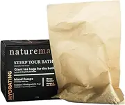 Naturemary Hydrating Steep Your Bath Island Escape - Moisturizing Bath Soak for Dry Skin - Bath Tea Rich in Minerals - Mango Coconut - 150 g