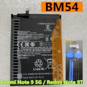 BM54 5000mAh Battery For MIUI Redmi Note 9 5G Note 9T Replacment