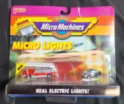 Vtg Micro Machines Micro Lights #7 Collection Fire Truck , Taurus Police Cruiser