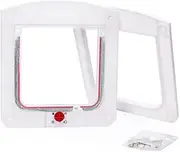 Cat Door 4 Way Pet Locking Door, Convenient Safe Access for Your Pets The Perfect Cat Door
