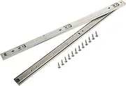 IWOWHERO Cabinet Furniture Slides 27 Wide Keyboard Slide Ball Bearing Drawer Runners