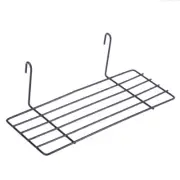 Wire Storage Rack Straight Shelf With Hook Wall Basket Wire Wall Shelf